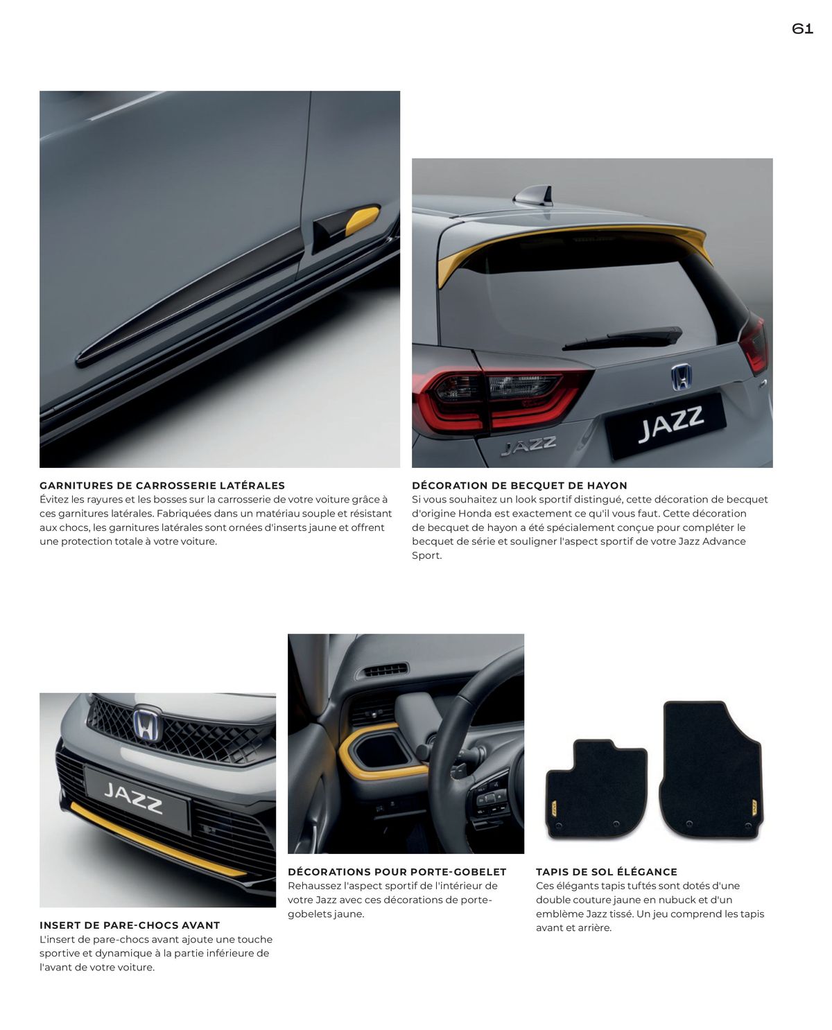 Catalogue Honda JAZZ , page 00061