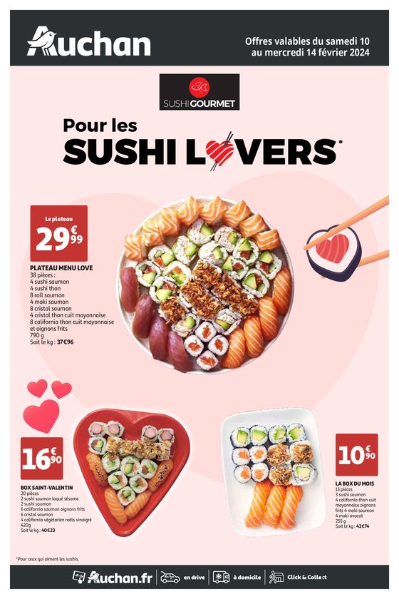 Pour les sushi lovers