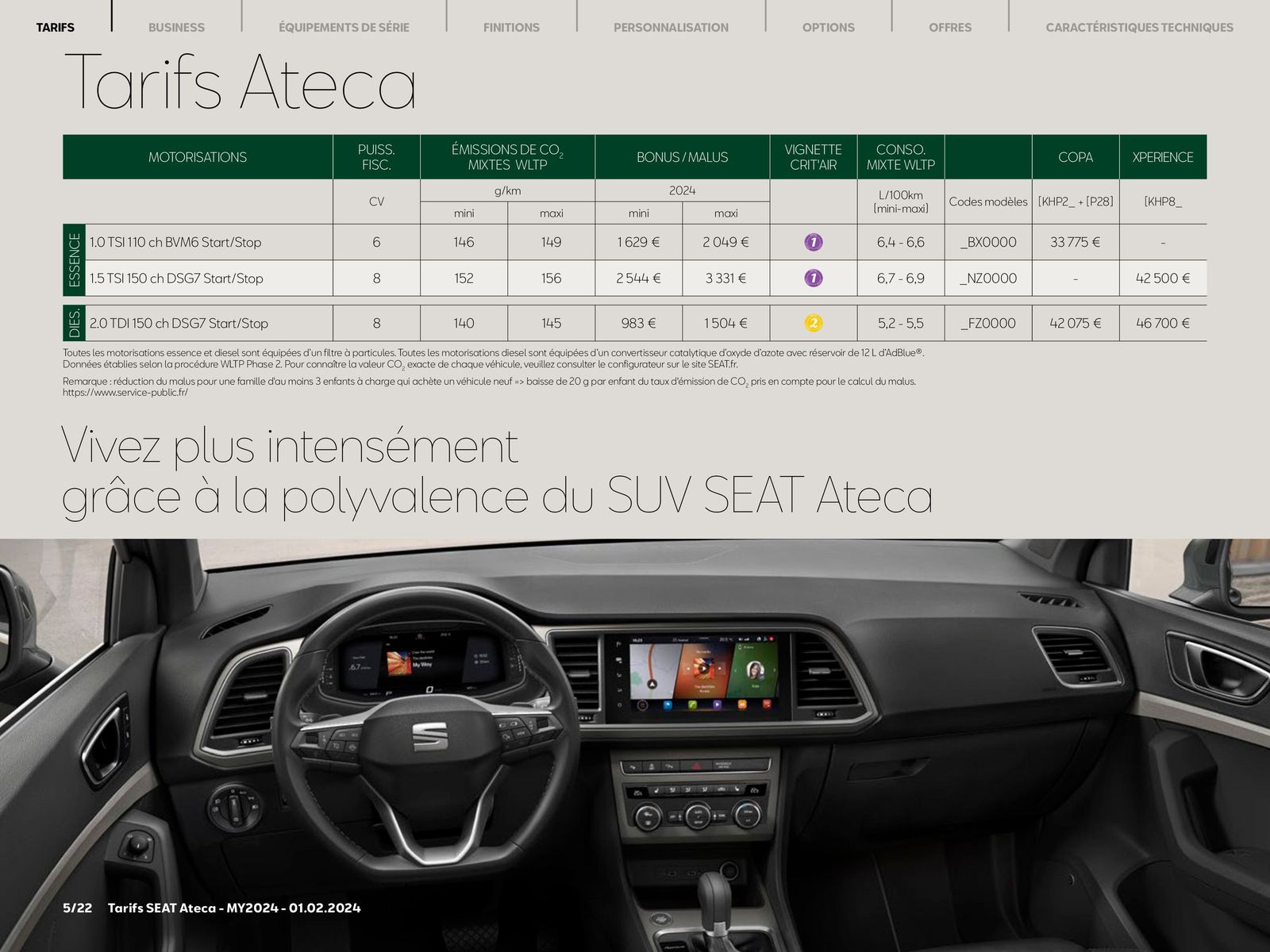 Catalogue SEAT Ateca_, page 00005