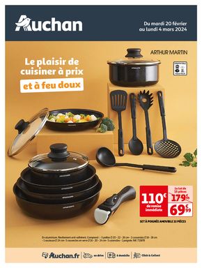 Catalogue Auchan Hypermarché à La Seyne-sur-Mer | Le plaisir de cuisiner à prix et à feu doux | 20/02/2024 - 04/03/2024