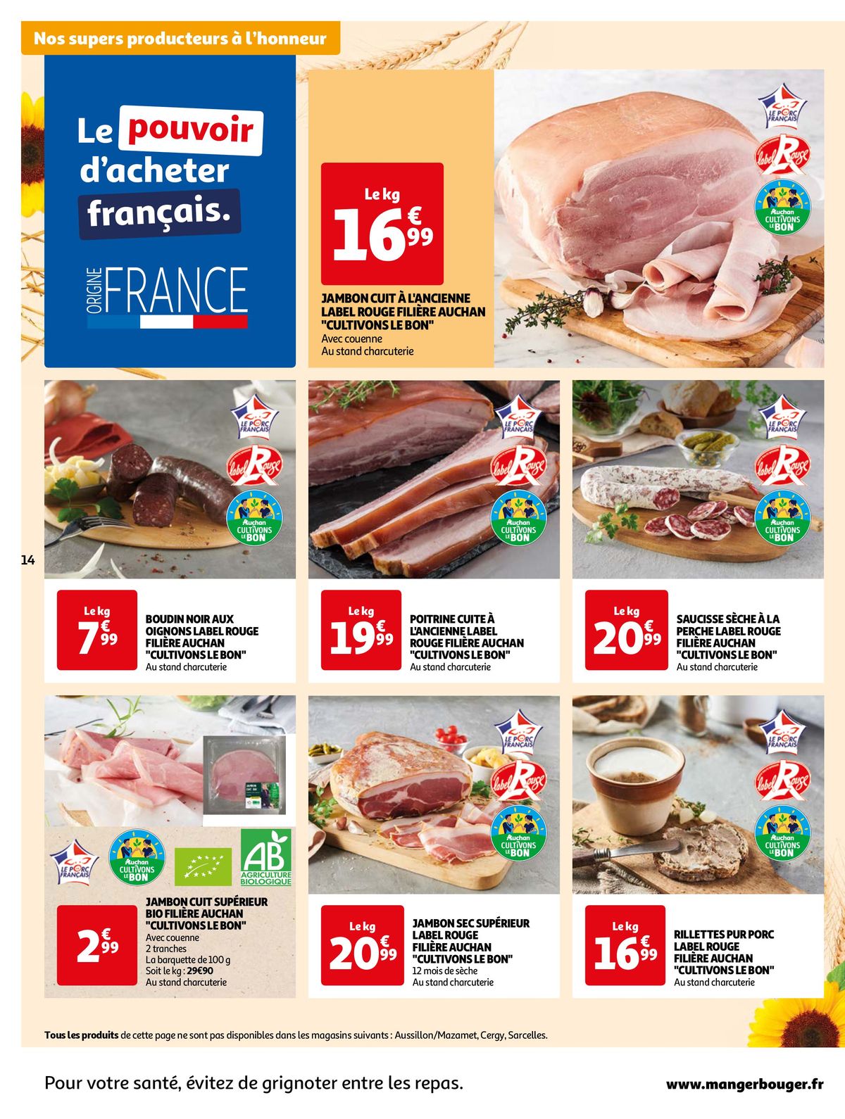 Catalogue Le meilleur de nos producteurs !, page 00014