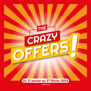 Promos de Bazar et Déstockage à Saint-Étienne | The crazy offers ! sur B&M | 07/02/2024 - 27/02/2024