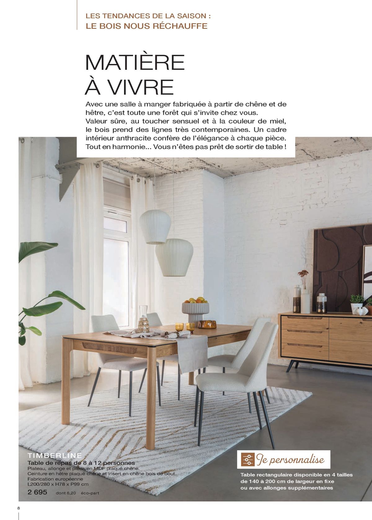 Catalogue Organiques, design, en bois, modulables… Les meubles se plient à vos envies, page 00008