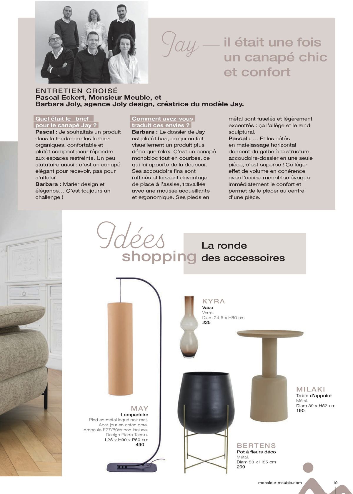 Catalogue Organiques, design, en bois, modulables… Les meubles se plient à vos envies, page 00019