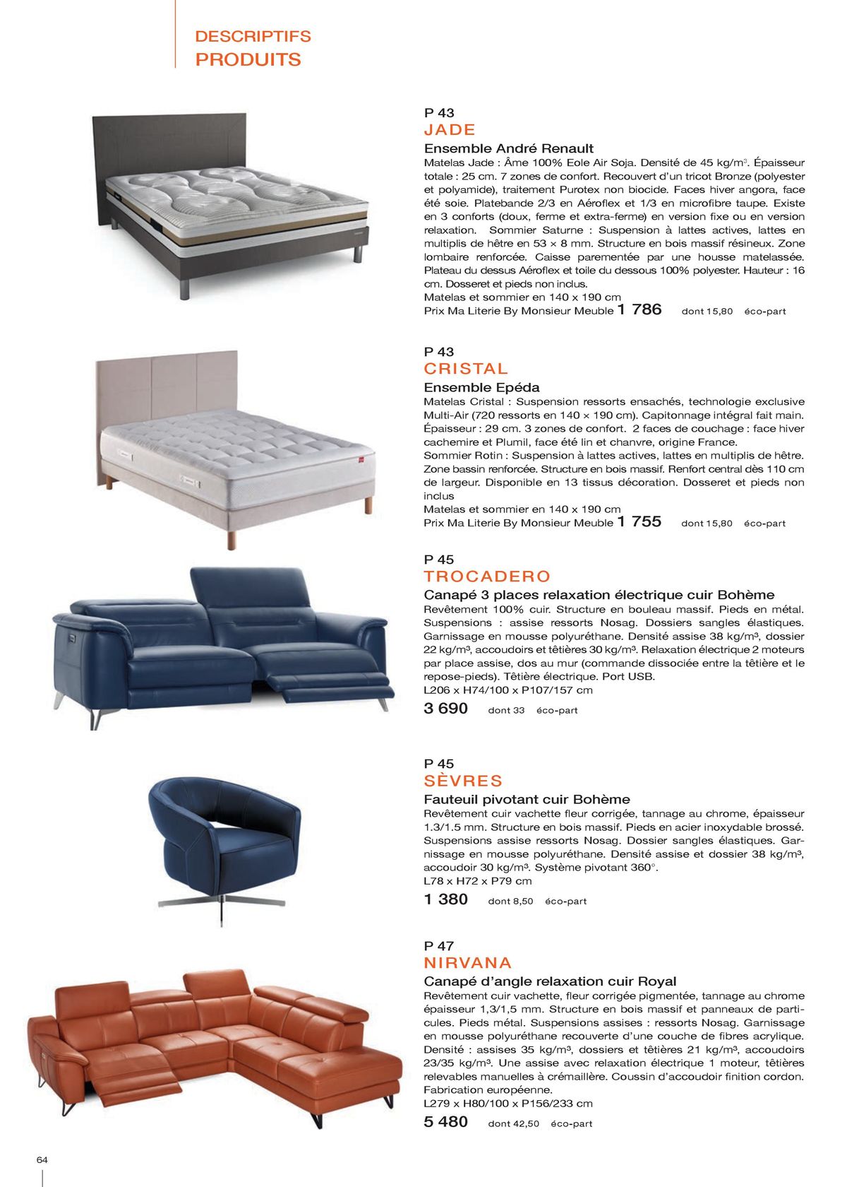 Catalogue Organiques, design, en bois, modulables… Les meubles se plient à vos envies, page 00064