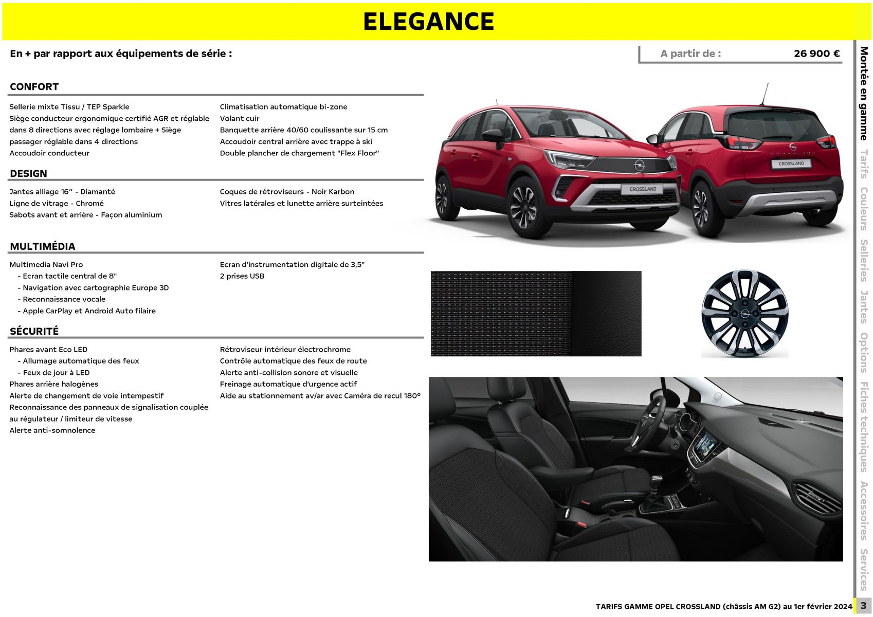 Catalogue Opel Crossland, page 00004