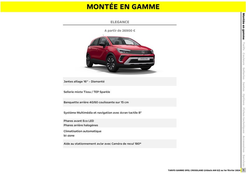 Catalogue Opel à Marmande | Opel Crossland| | 12/02/2024 - 12/02/2025