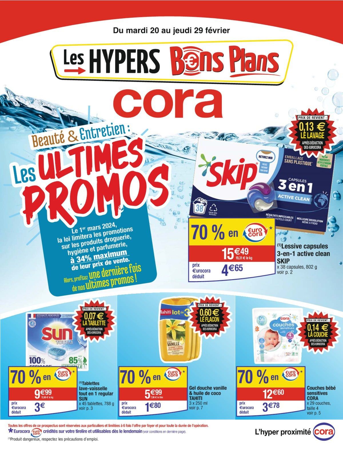 Catalogue Beauté et entretien : les ultimes promos, page 00001