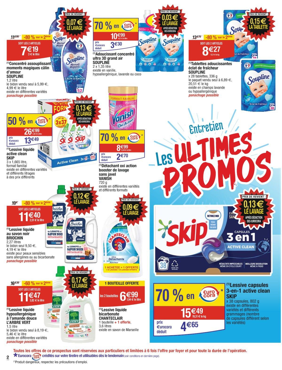 Catalogue Beauté et entretien : les ultimes promos, page 00002