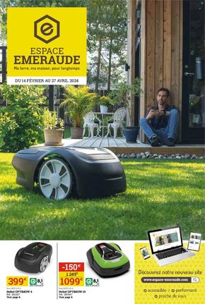 Promos de Bricolage à Gourin | Guide Espace emeraude sur Espace emeraude | 14/02/2024 - 27/04/2024