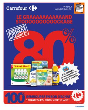 Catalogue Carrefour à Chambéry | LE GRAND STOCKAGE | 20/02/2024 - 29/02/2024