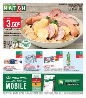 Catalogue Supermarché Match à Nancy | Préparé par nos pros | 14/02/2024 - 25/02/2024