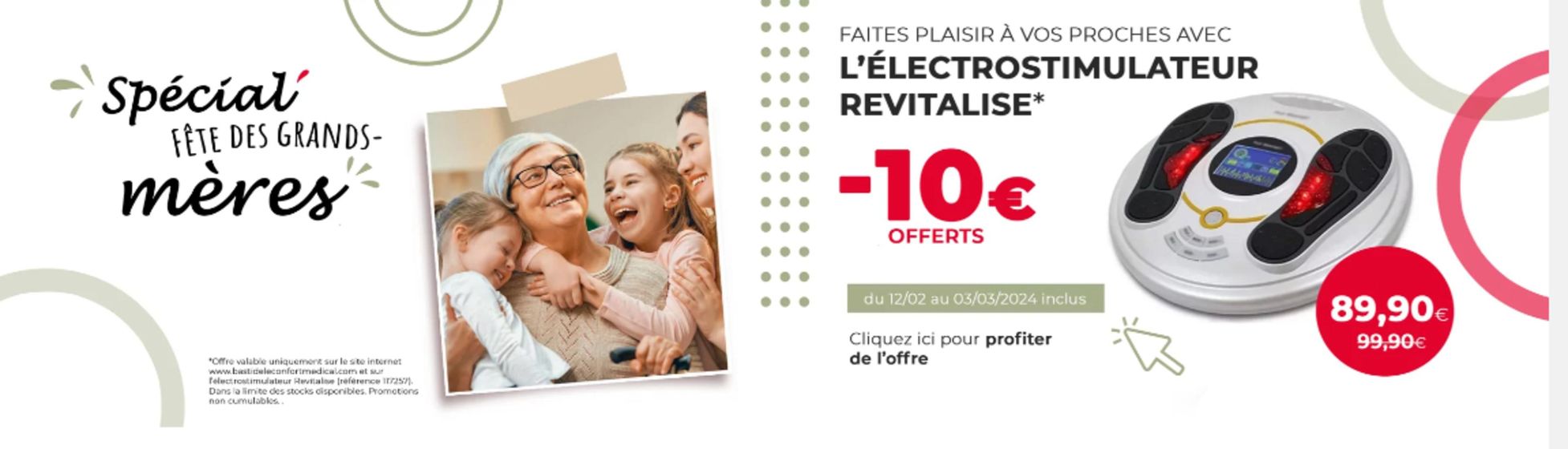 Catalogue Bastide à Toulouse | L'ÉLECTROSTIMULATEUR REVITALISE* -10€ OFFERTS | 14/02/2024 - 03/03/2024
