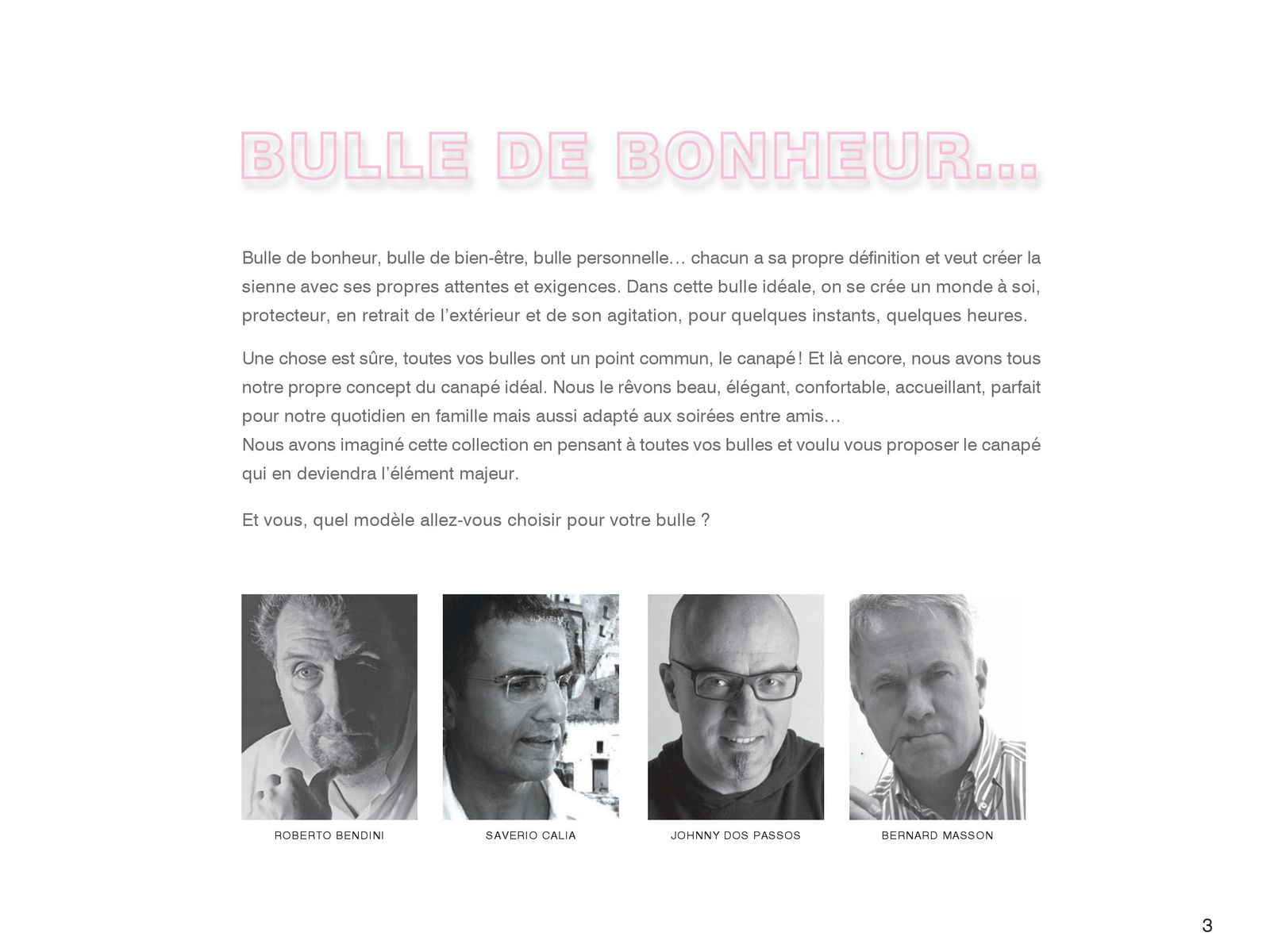 Catalogue BULLE DE BONHEUR, page 00003