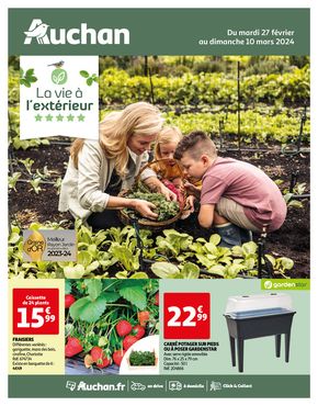 Catalogue Auchan Hypermarché à Gap | Tout pour bien préparer son jardin ! | 27/02/2024 - 10/03/2024