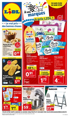 Promos de Supermarchés à Lyon | À vos marques à prix LIDL ! sur Lidl | 21/02/2024 - 27/02/2024