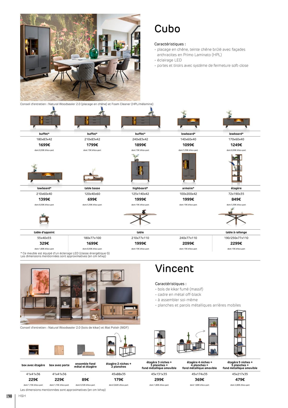 Catalogue FAUTEUILS ET CANAPÉS , page 00190