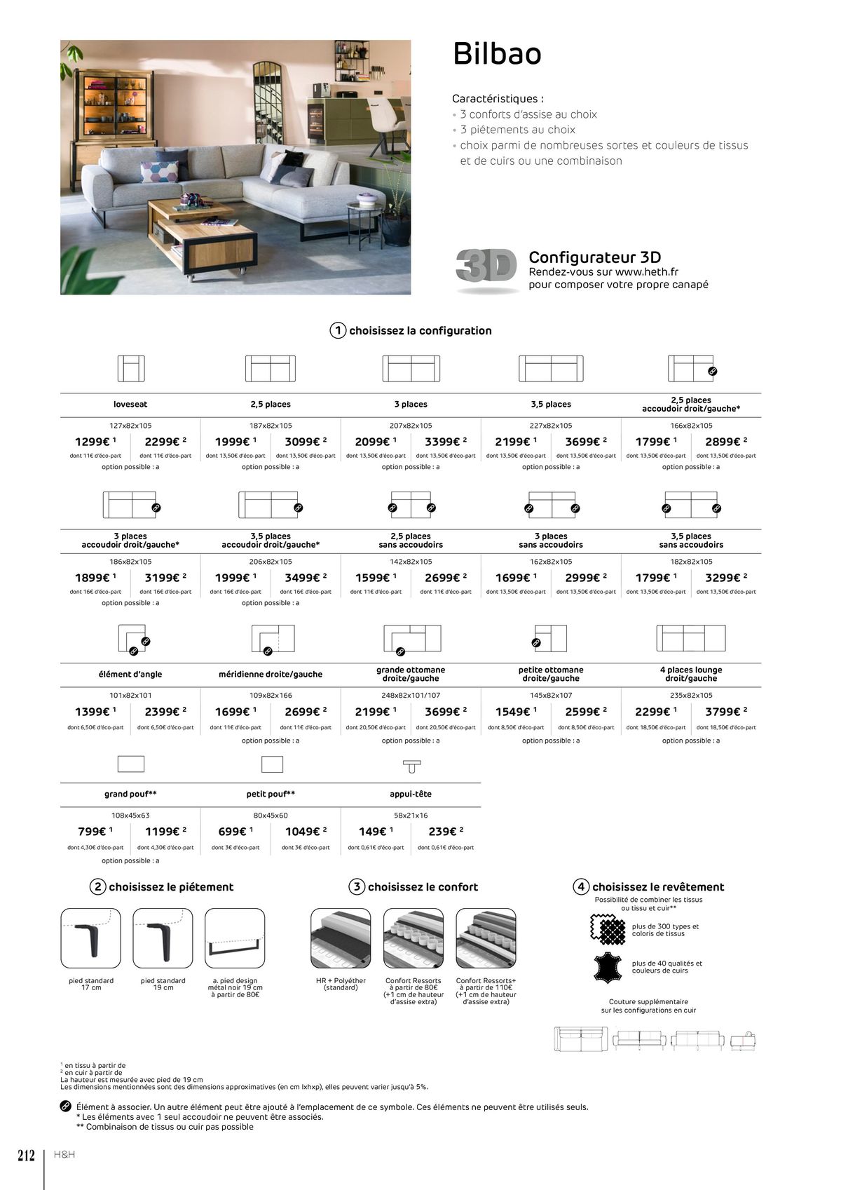 Catalogue FAUTEUILS ET CANAPÉS , page 00212