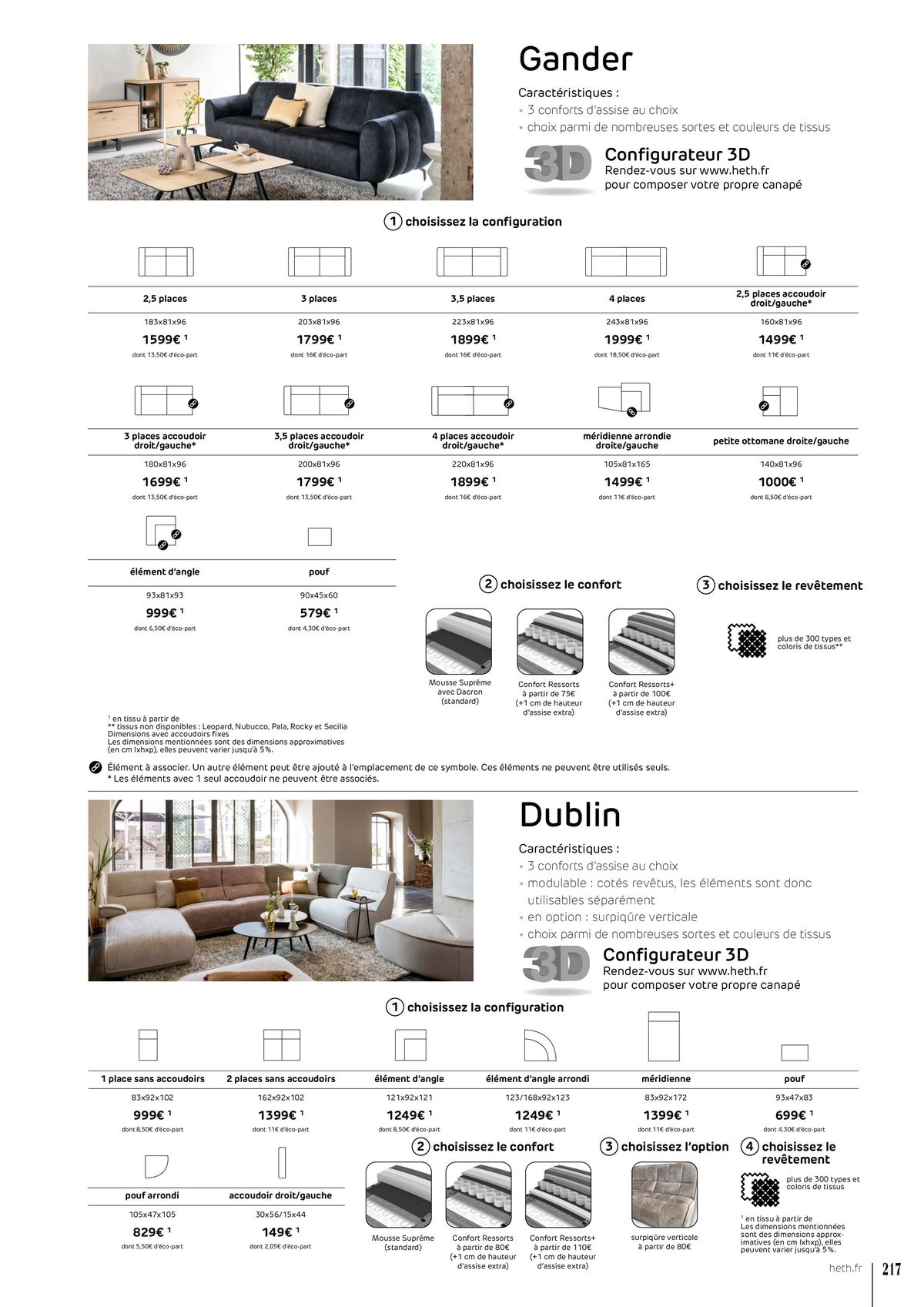 Catalogue FAUTEUILS ET CANAPÉS , page 00217