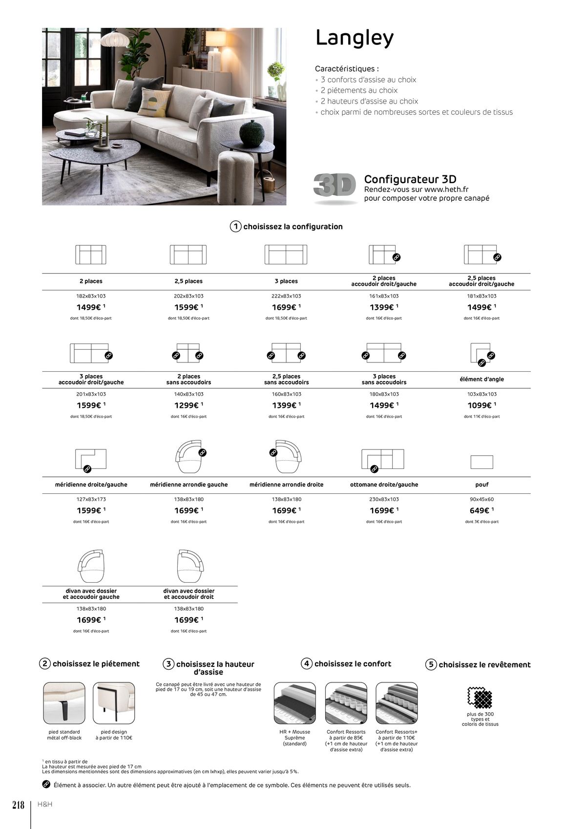 Catalogue FAUTEUILS ET CANAPÉS , page 00218