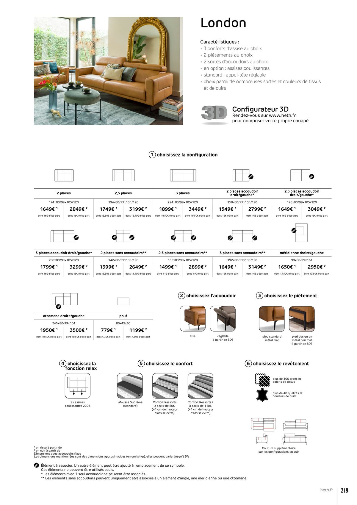 Catalogue FAUTEUILS ET CANAPÉS , page 00219