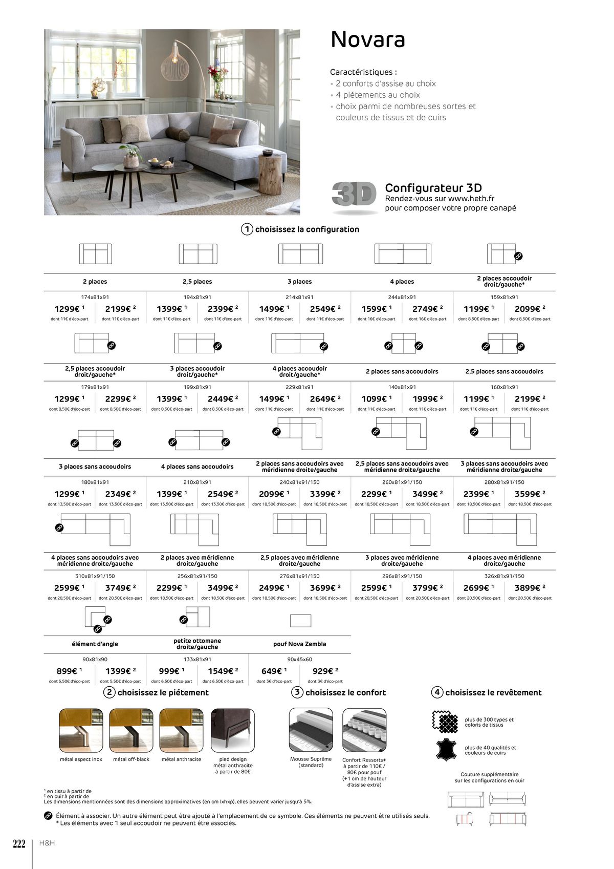 Catalogue FAUTEUILS ET CANAPÉS , page 00222