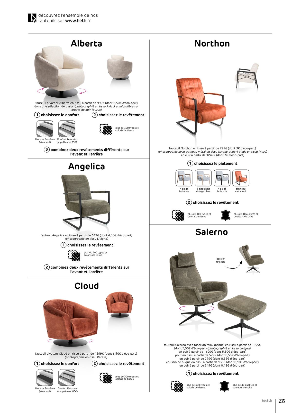 Catalogue FAUTEUILS ET CANAPÉS , page 00235