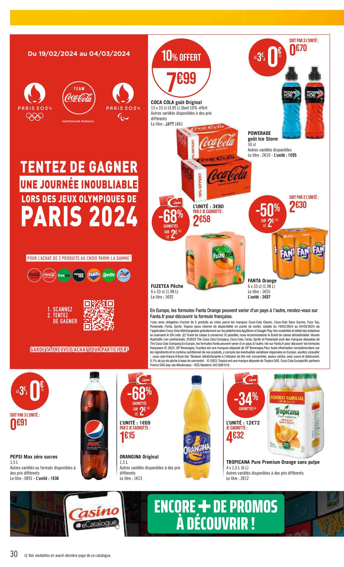 Catalogue AVANTAGE -34% CAGNOTTES, page 00030