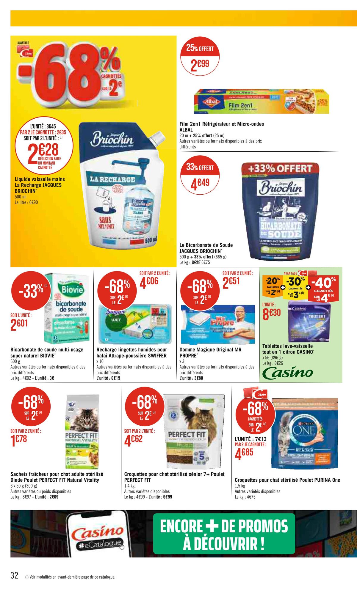 Catalogue AVANTAGE -34% CAGNOTTES, page 00032