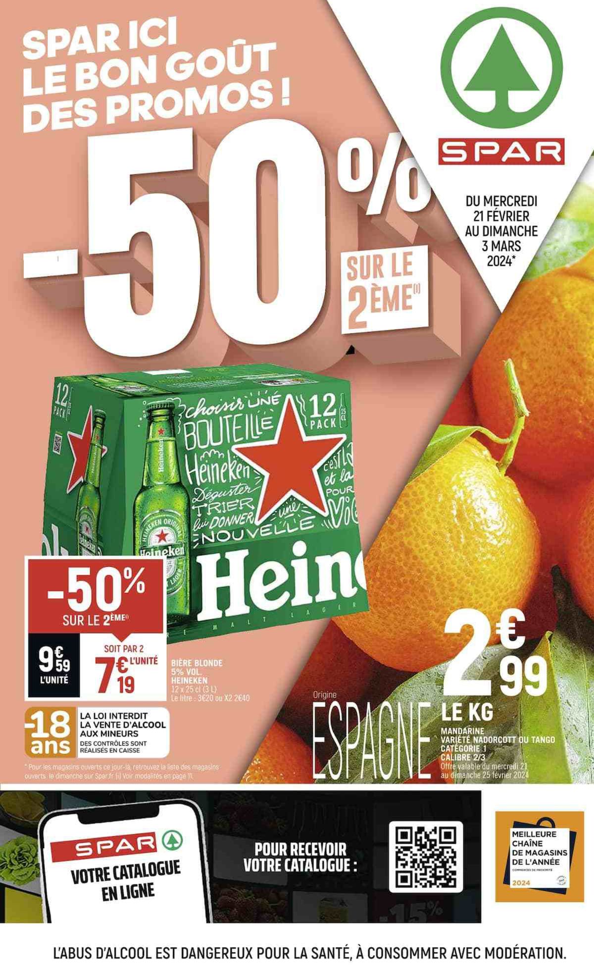 Catalogue SPAR ICI LE BON GOÛT DES PROMOS !, page 00001