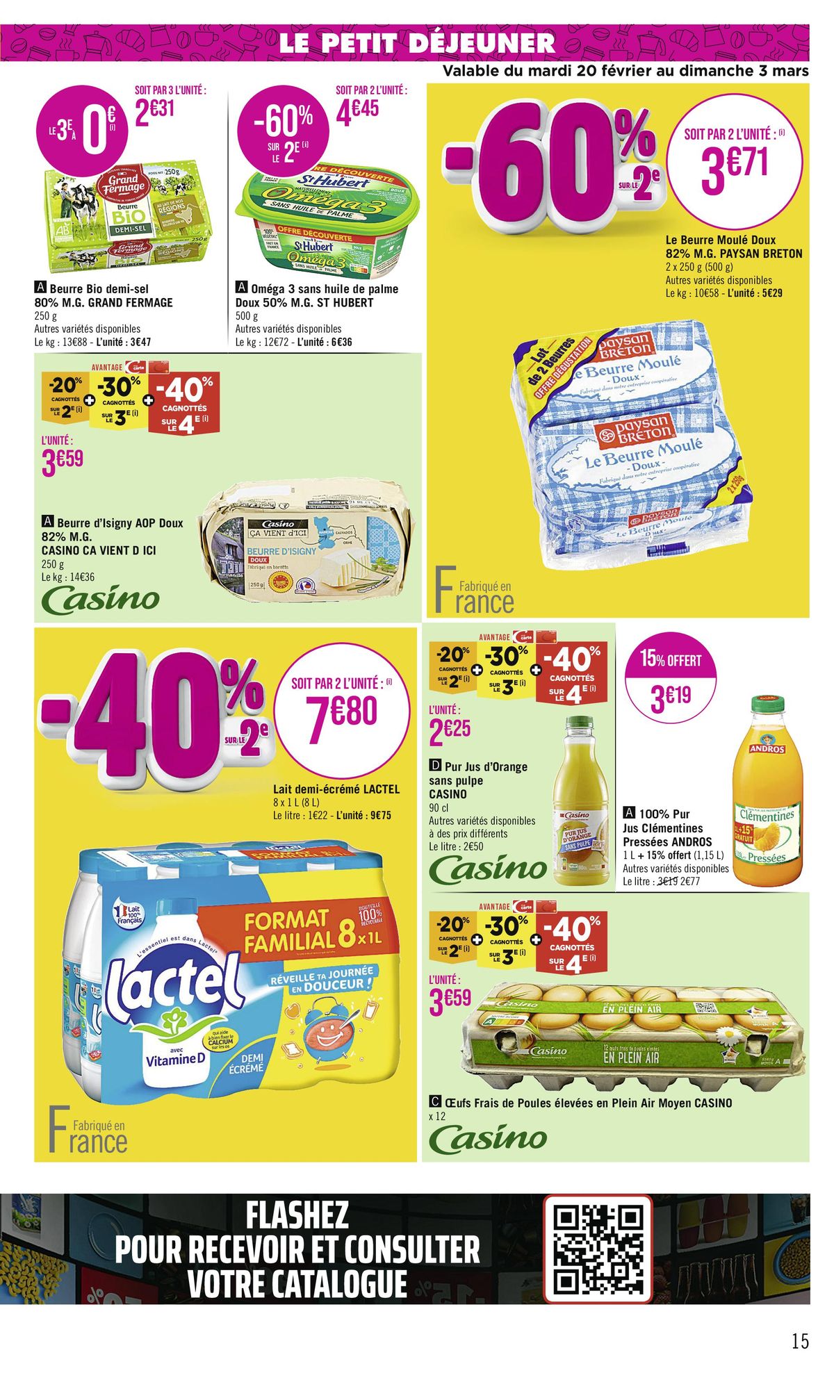 Catalogue AVANTAGE -34% CAGNOTTES, page 00015