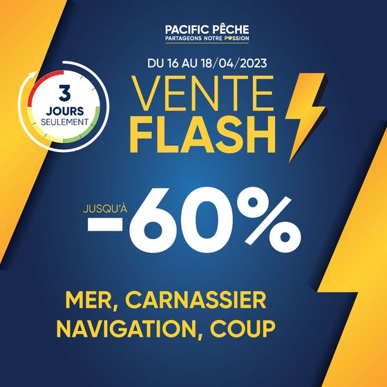Vente Flash Mer / Coup / Carnassier / Navigation jusqu'à -60%