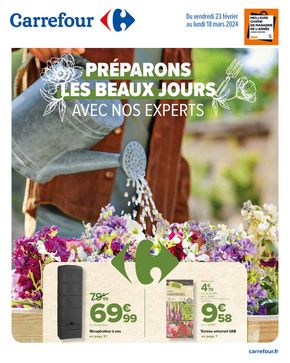 Promos de Bricolage à Grasse | PRÉPARONS LES BEAUX JOURS AVEC NOS EXPERTS sur Carrefour | 23/02/2024 - 18/03/2024