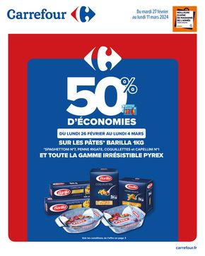 Catalogue Carrefour | 50% D'ÉCONOMIES | 27/02/2024 - 11/03/2024