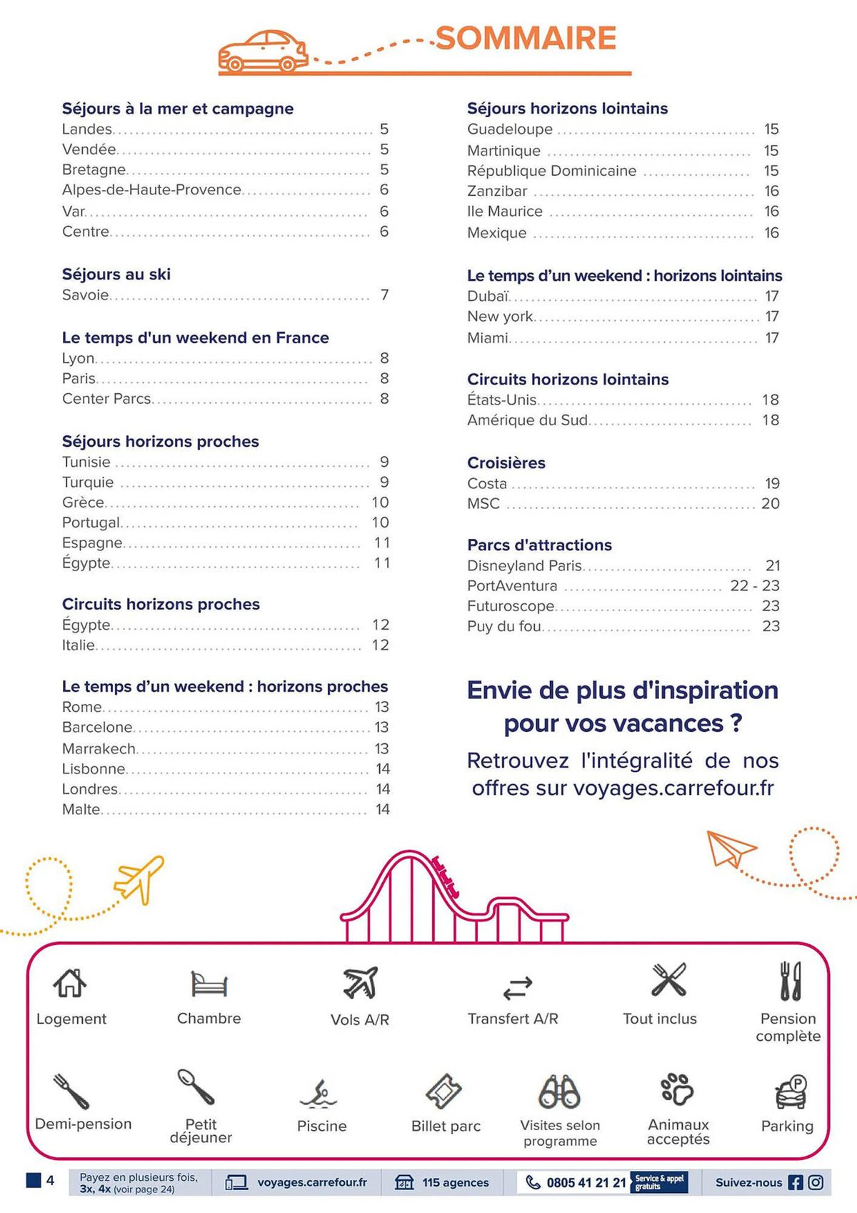 Catalogue Catalogue Carrefour Voyages, page 00018