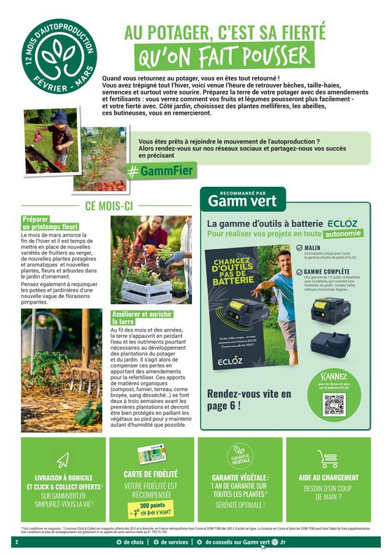 Catalogue Gamm vert | Retour au jardin | 20/02/2024 - 10/03/2024
