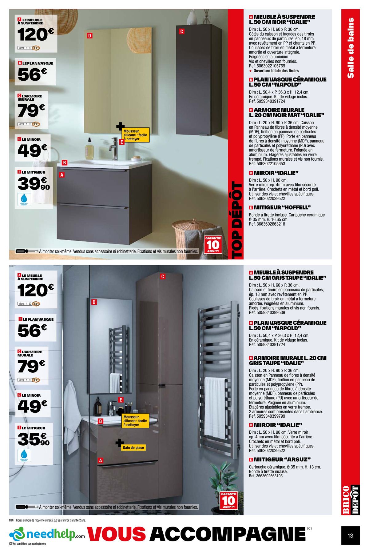 Catalogue Repenser votre intérieur, ça se fait à prix dépôt., page 00013