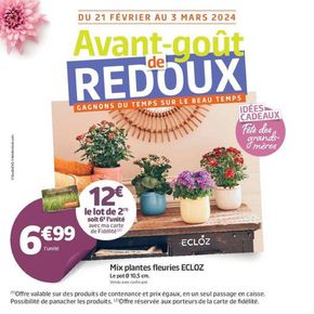 Promos de Jardineries et Animaleries | Avant-goût de REDOUX sur Jardiland | 21/02/2024 - 03/03/2024