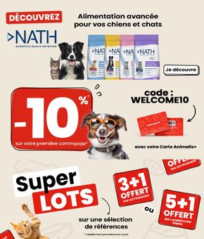 Promos de Jardineries et Animaleries à Le Pontet | Super lots 3+1 offert sur Animalis | 21/02/2024 - 29/02/2024