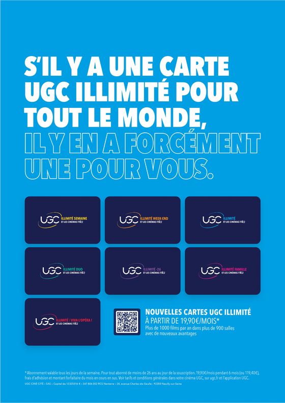 Catalogue UGC à Bordeaux | Catalogue UGC | 21/02/2024 - 29/02/2024