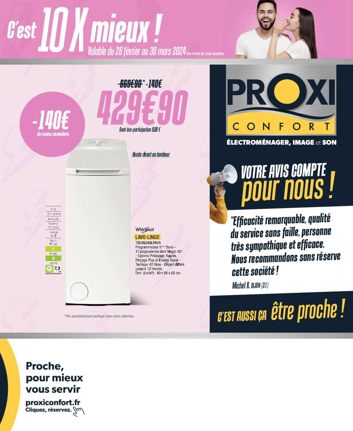 Catalogue Proxi confort Tabloid Mars 2024 , page 00001