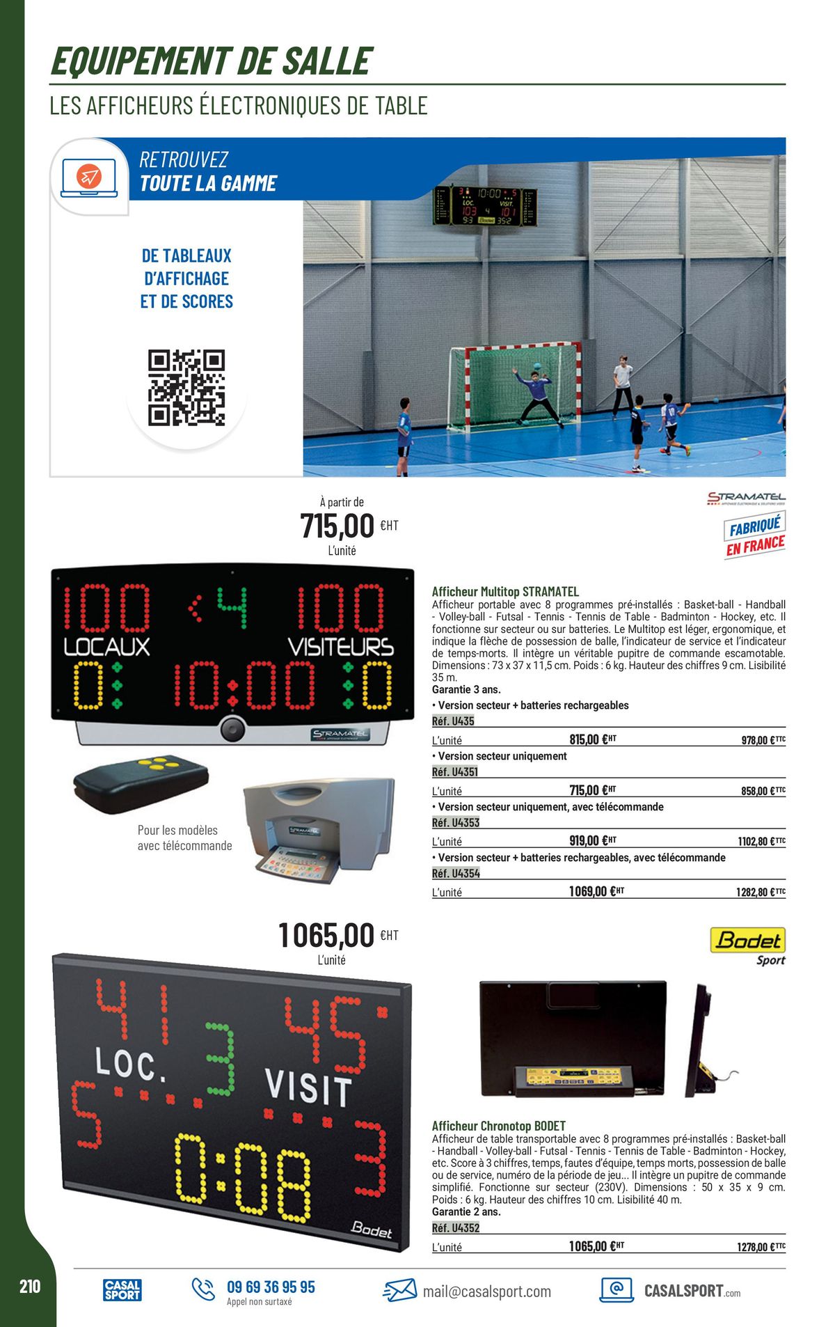 Catalogue Equipement sportif, page 00182