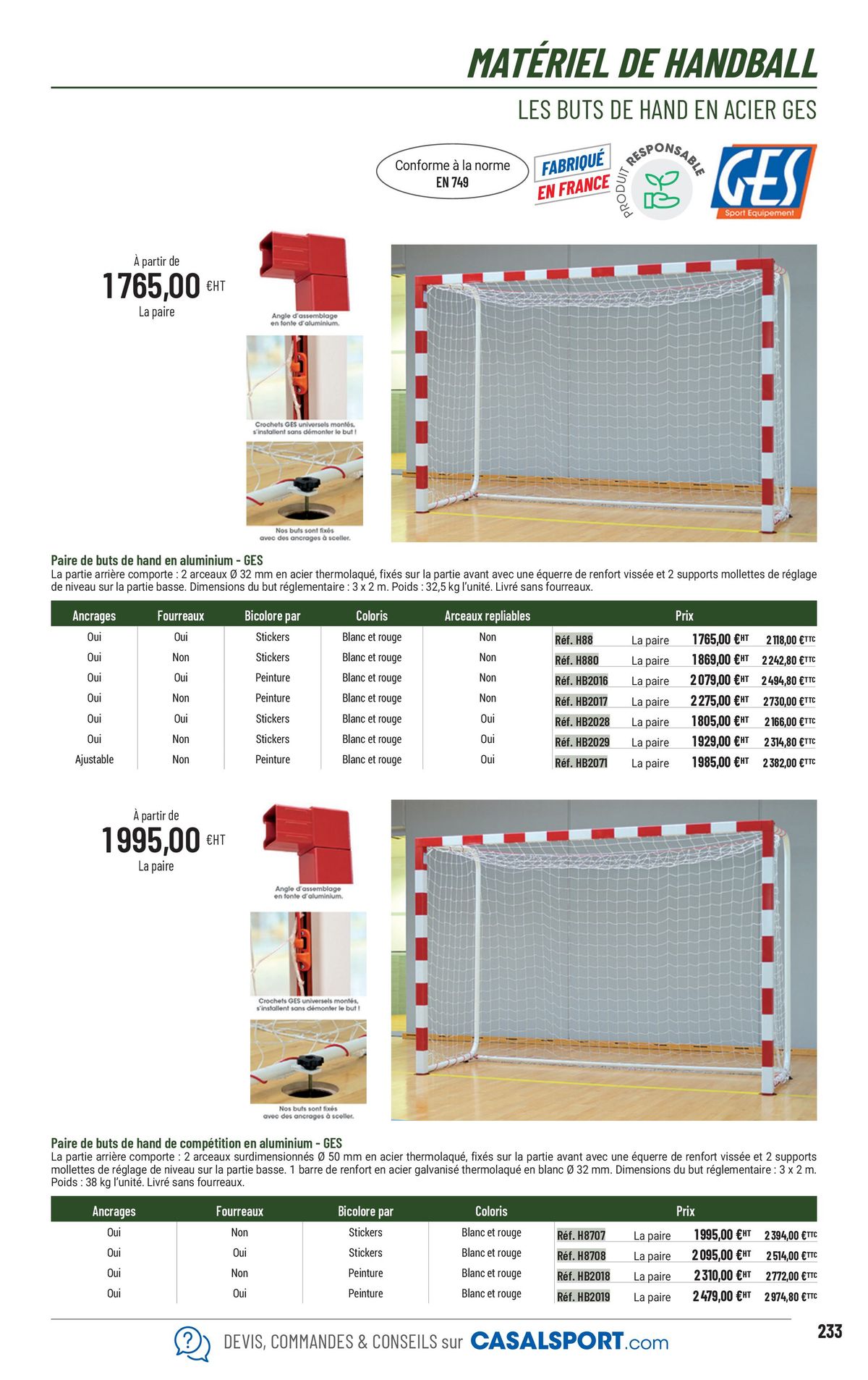 Catalogue Equipement sportif, page 00205