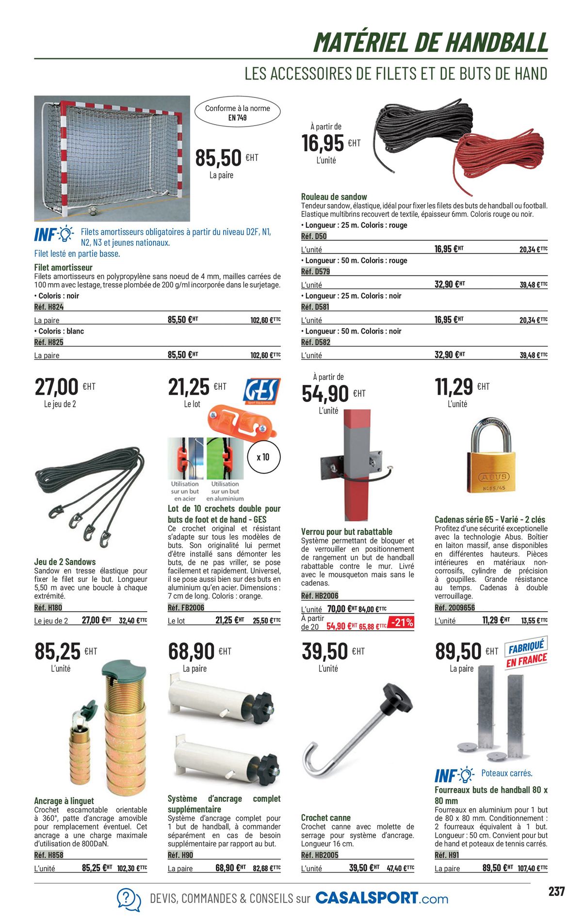 Catalogue Equipement sportif, page 00209