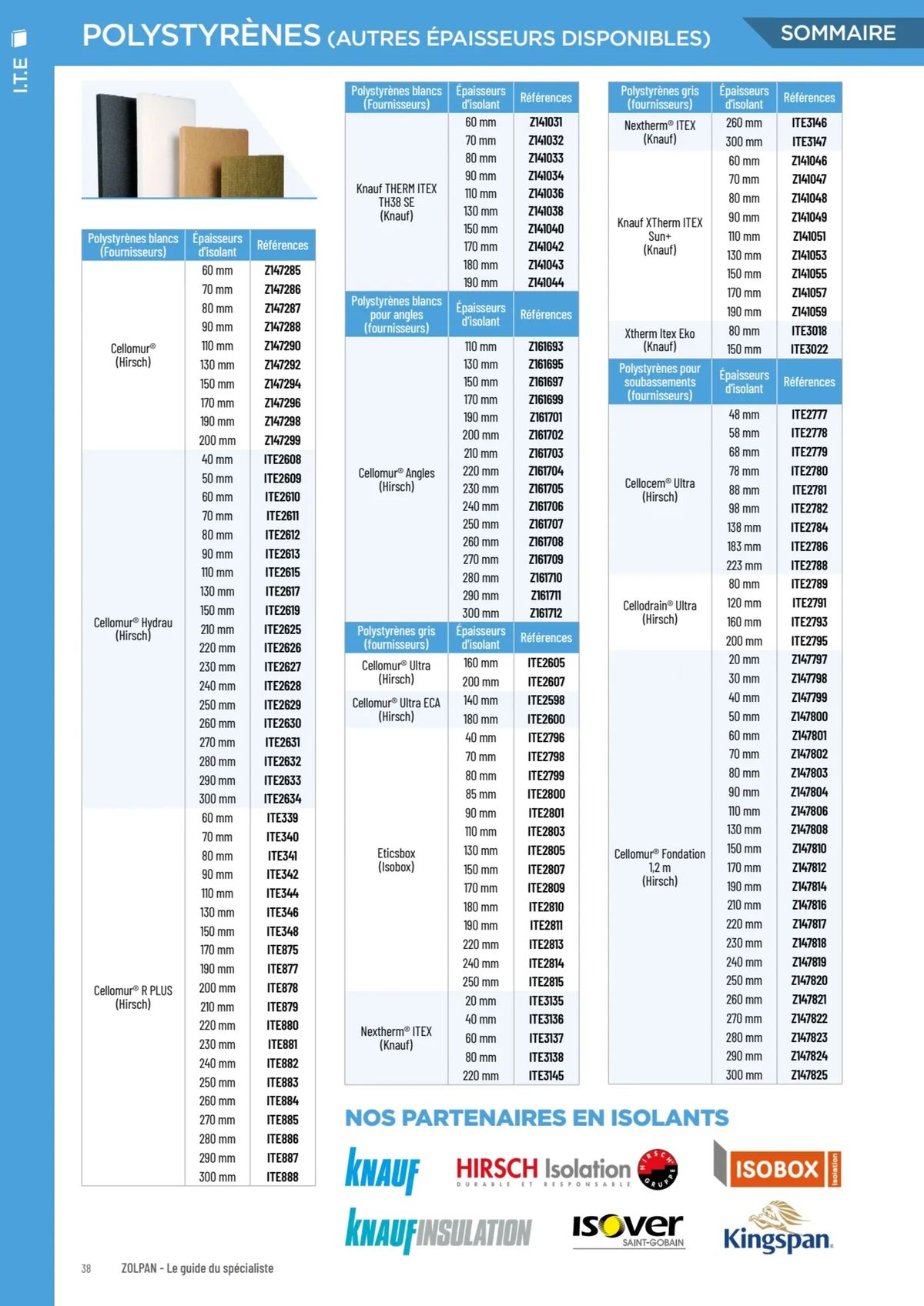 Catalogue LE GUIDE DU SPÉCIALISTE 2024, page 00038