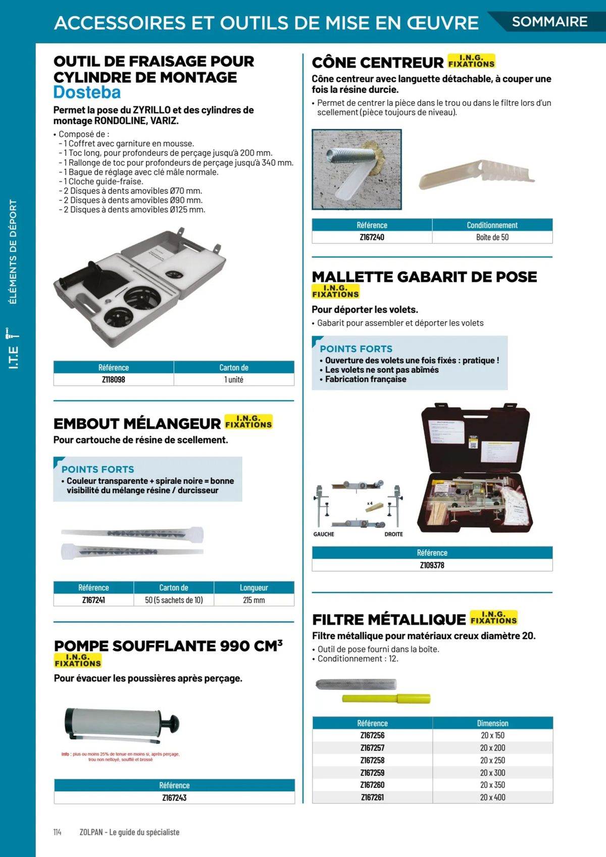 Catalogue LE GUIDE DU SPÉCIALISTE 2024, page 00114