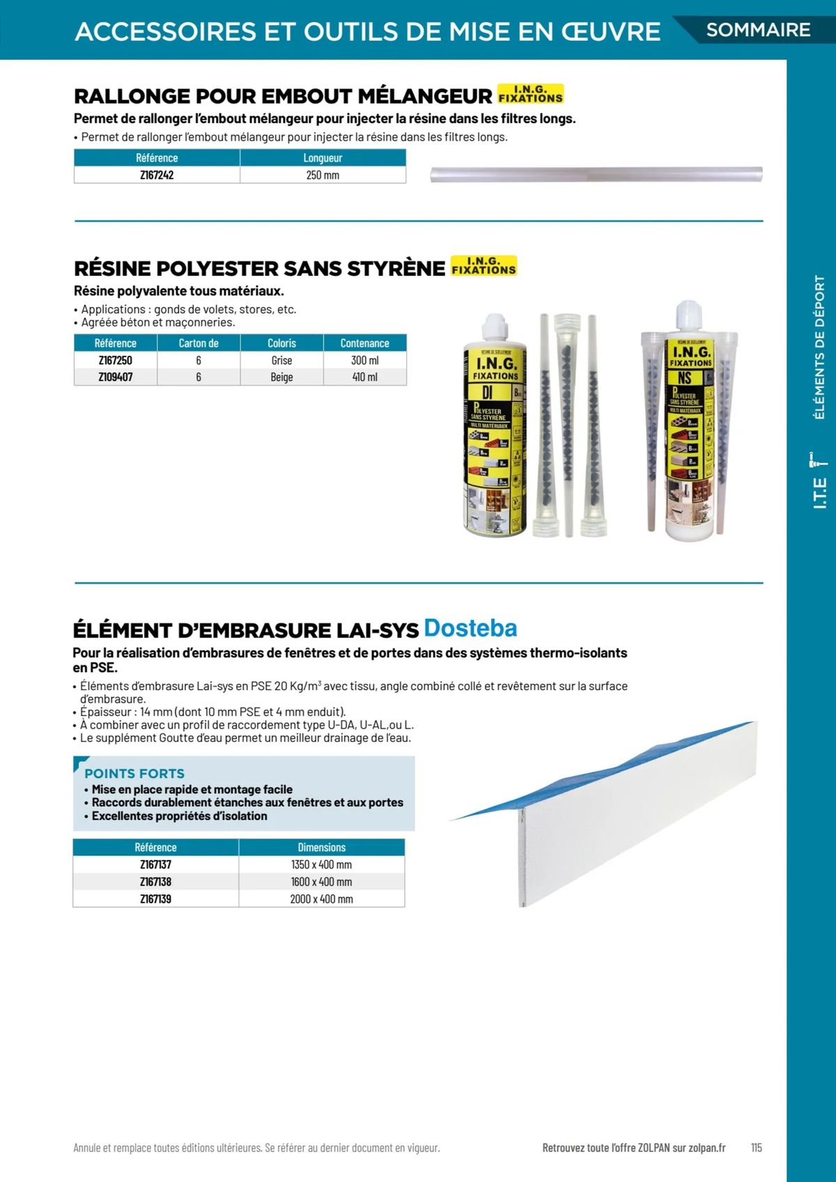 Catalogue LE GUIDE DU SPÉCIALISTE 2024, page 00115