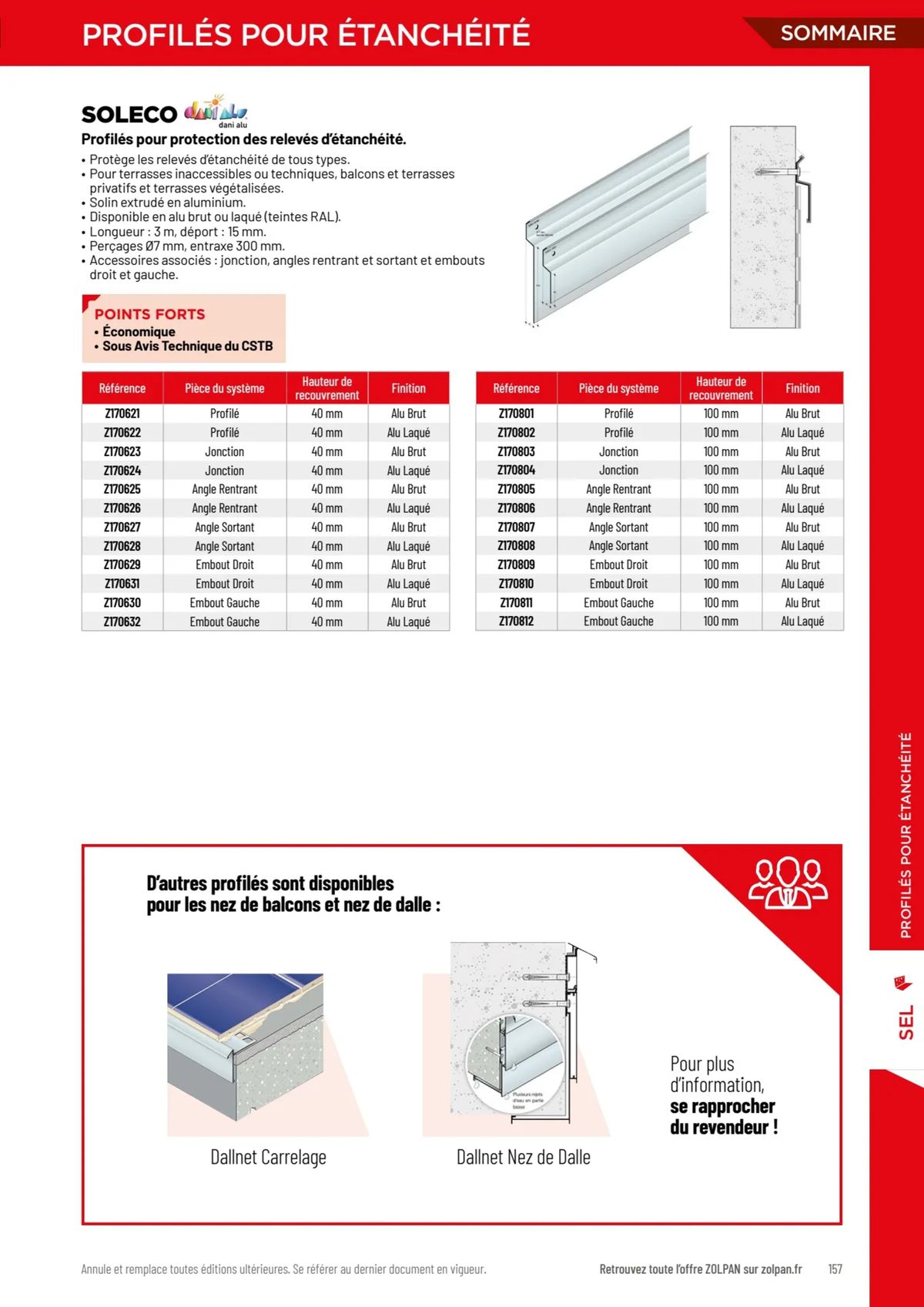 Catalogue LE GUIDE DU SPÉCIALISTE 2024, page 00157