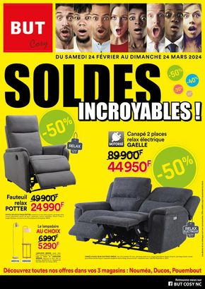 Catalogue BUT | Soldes incroyables ! | 22/02/2024 - 24/03/2024