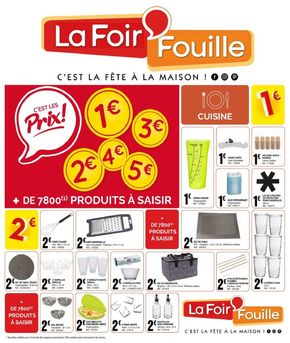 Promos de Bazar et Déstockage à Mandelieu-la-Napoule | C'est les prix ! sur La Foir'Fouille | 22/02/2024 - 02/03/2024